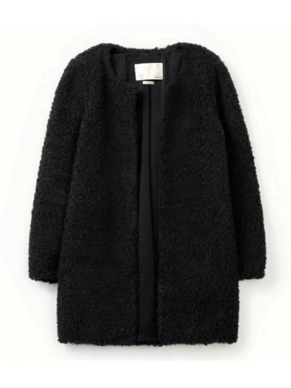 Wilfred Laboratoire teddy coat black women's size XS - Picture 2 of 7